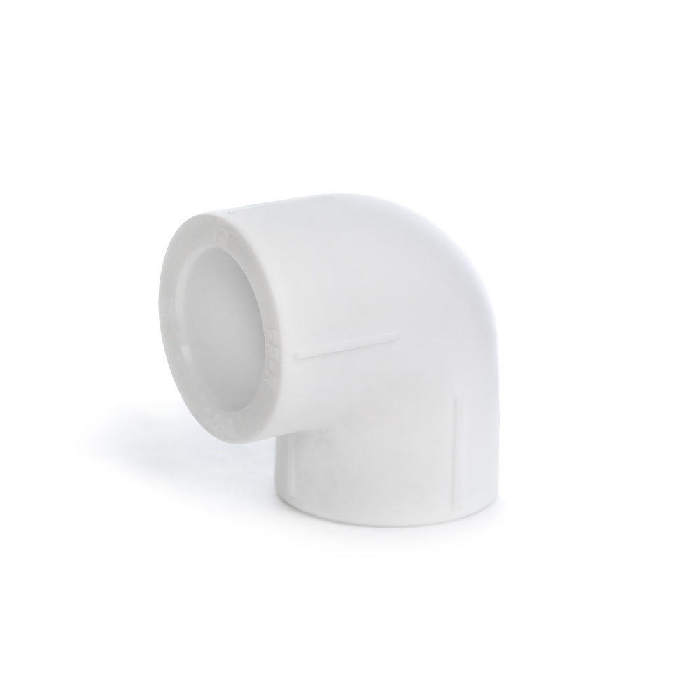 Угольник равносторонний Fusitek 90 полипропиленовый Белый