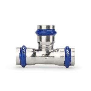 Тройник раструбный Varmega Inox Press равносторонний