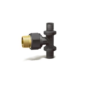 Тройник Varmega Slide-fit с наружной резьбой