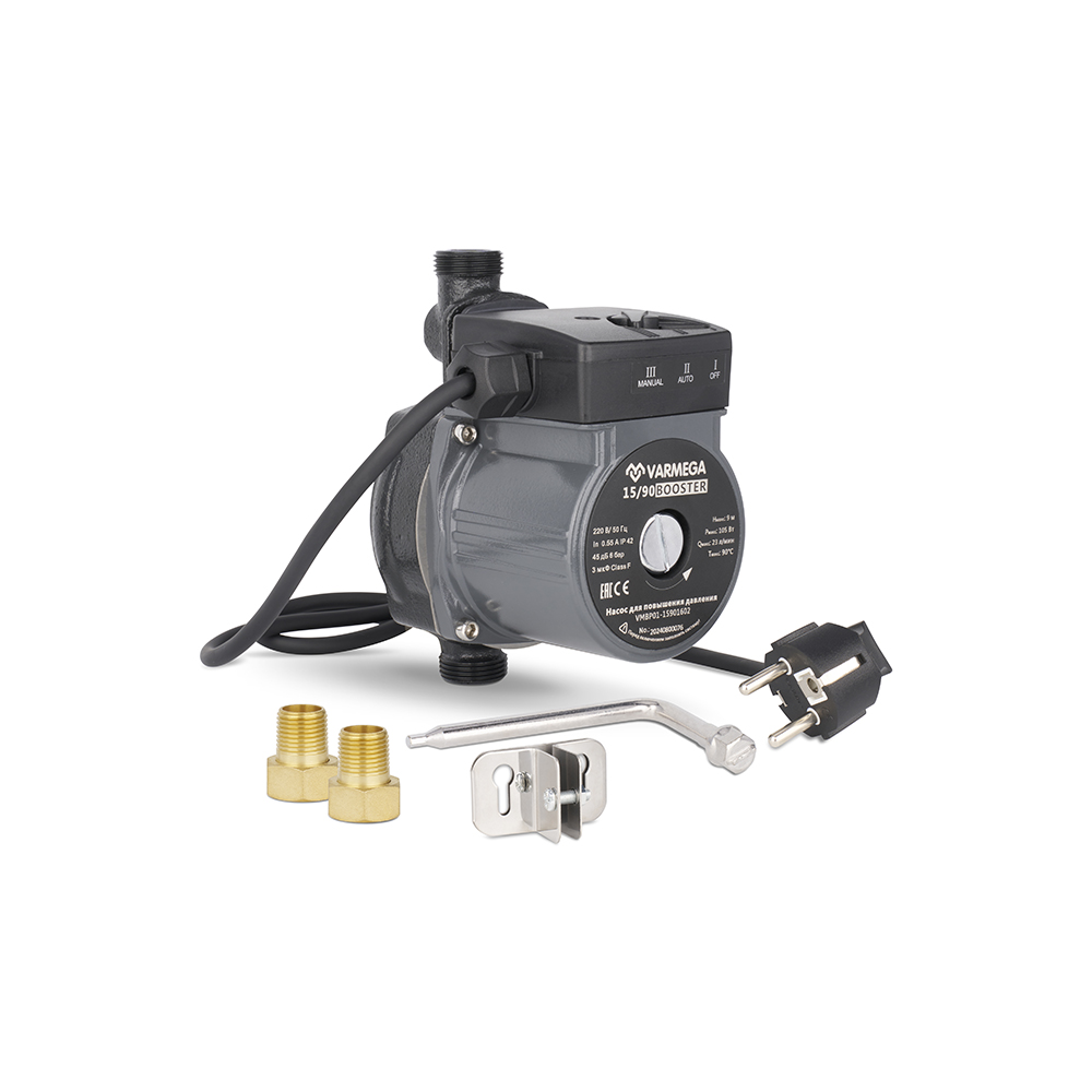 Насос повысительный Varmega Booster с гайками — изображение 2