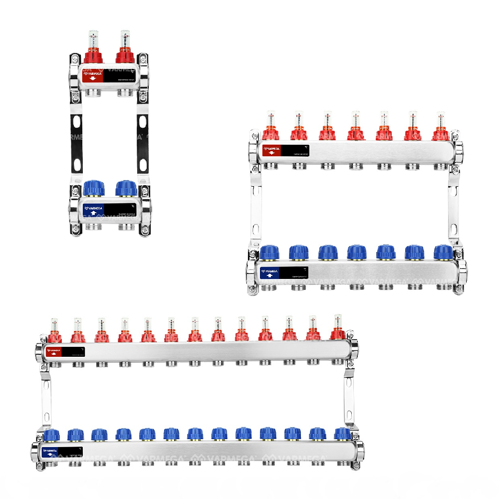 Распределительный коллектор Varmega VM151 с расходомерами