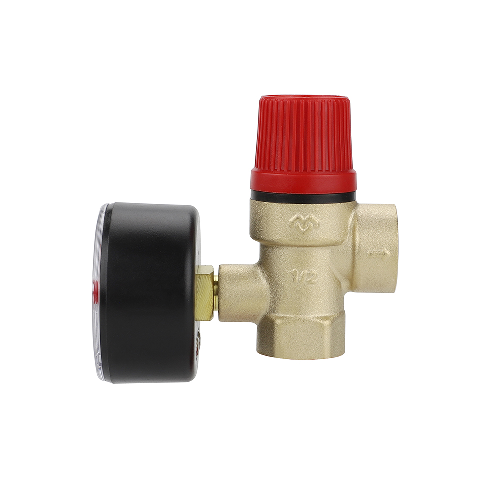 Клапан предохранительный Varmega ВР-ВР мембранный, с манометром — изображение 2